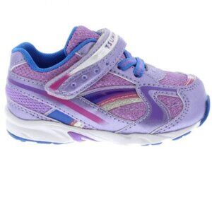 Tsukihoshi - Girl's Glitz Purple/Royal Sneaker - Size 11.5 Little Kid M